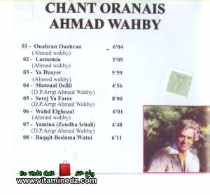 Ahmad Wahby - Chant Oranais