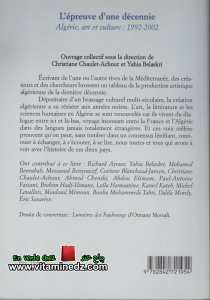 L'épreuve d'une décennie, Algérie, art et culture : 1992-2002 - Ouvrage Collectif