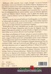 Mireille Calle Gruber - Assia Djebbar ou la résistance de l'écriture. Regards d'un écrivain algérien