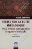 Malek Bennabi - Textes sur la lutte idéologique