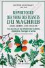 Louis Trabut - Répertoire des noms des plantes du Maghreb