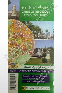 Carte de Tizi Ouzou (Plan de Tizi Ouzou actualisé)