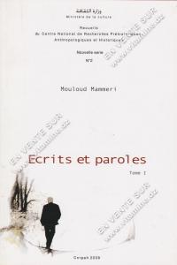 Mouloud Mammeri - Ecrits et paroles (2 tomes)