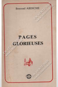 Boussad ABDICHE - Pages Glorieuses