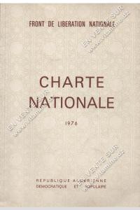 FRONT DE LIBERATION NATIONALE - CHARTE NATIONALE 1976